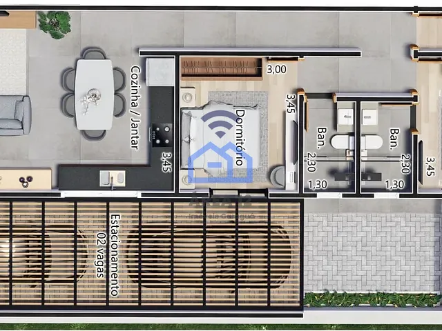 Casa com 160m² 3 quartos e 3 banheiros, à venda, no bairro Pontal de Santa Marina em Caraguatatuba