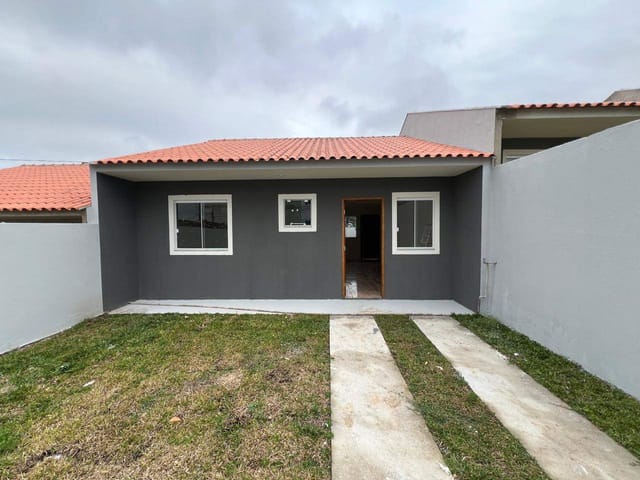 Foto do Casa - CASAS DE FRENTE PARA A RUA COM 03 DORMITÓRIOS NO CAMPO PEQUENO EM COLOMBO POR R$369.990,00 | Azos imóveis