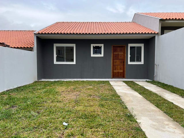 Foto do Casa - CASAS DE FRENTE PARA A RUA COM 03 DORMITÓRIOS NO CAMPO PEQUENO EM COLOMBO POR R$369.990,00 | Azos imóveis