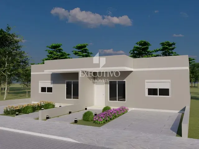Casa 2 quartos e 1 banheiro, à venda, no bairro Alto da Colina em Santa Clara do Sul