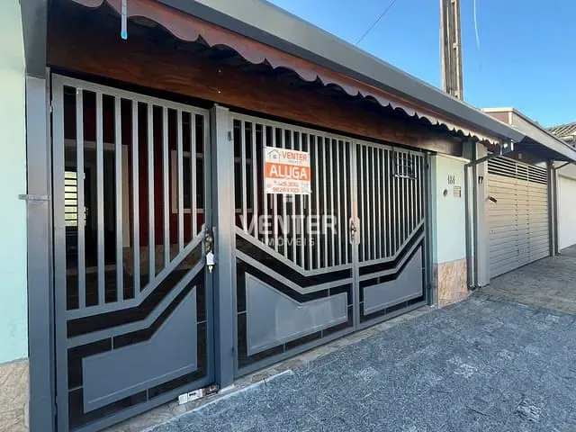 Casa com 125m² 2 quartos e 1 banheiro, para alugar, no bairro Parque São Luís em Taubaté