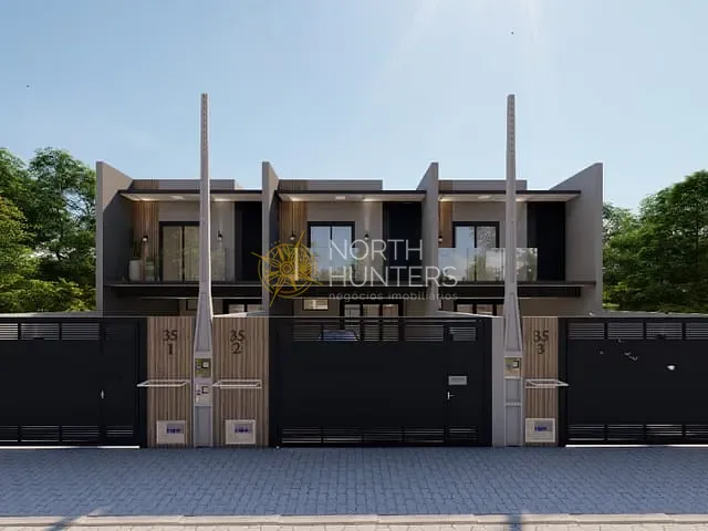 Casa com 138m² 2 quartos e 3 banheiros, à venda, no bairro Guanabara em Joinville