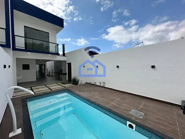 Casa com 150m² 3 quartos e 3 banheiros, à venda, no bairro Jardim Porto Novo em Caraguatatuba