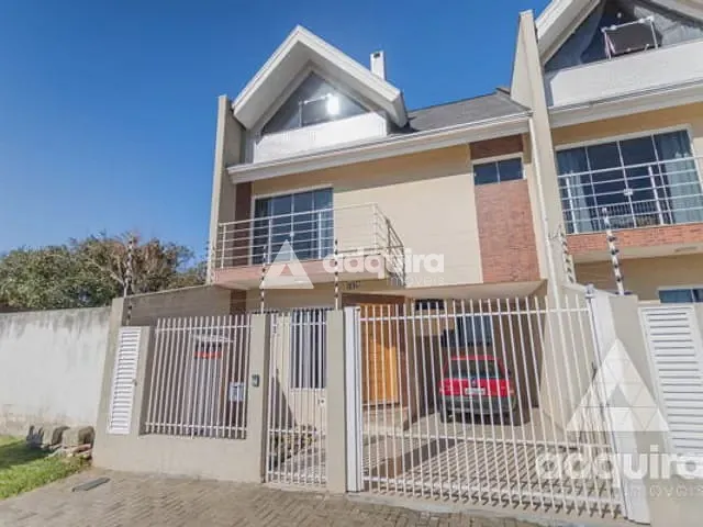 Sobrado com 163m² 3 quartos e 3 banheiros, à venda, no bairro Orfãs em Ponta Grossa