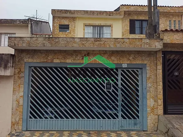 Sobrado com 175m² 4 quartos e 4 banheiros, à venda, no bairro Taboão em São Bernardo do Campo