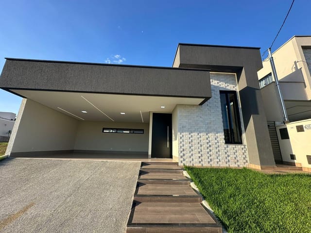 Foto do Casa - Casa em Condomínio 3 suítes 4 vaga de garagem à venda no Jardins Barcelona Senador Canedo GO. | Home Gyn Imóveis Ltda