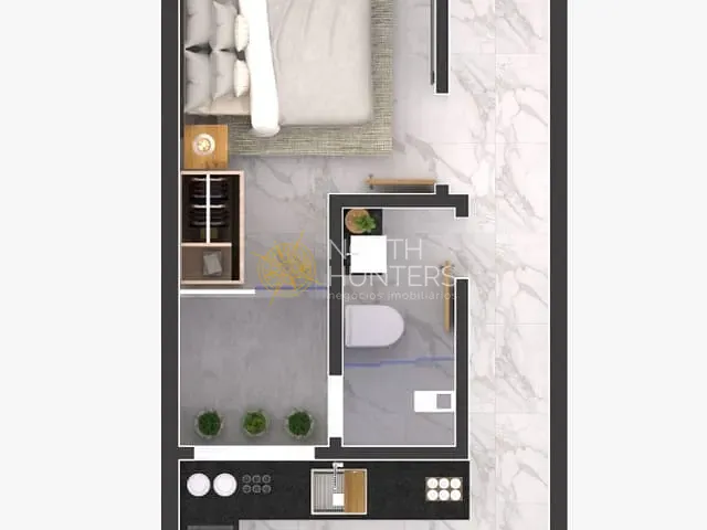 Casa com 55m² 2 quartos e 1 banheiro, à venda, no bairro Aventureiro em Joinville