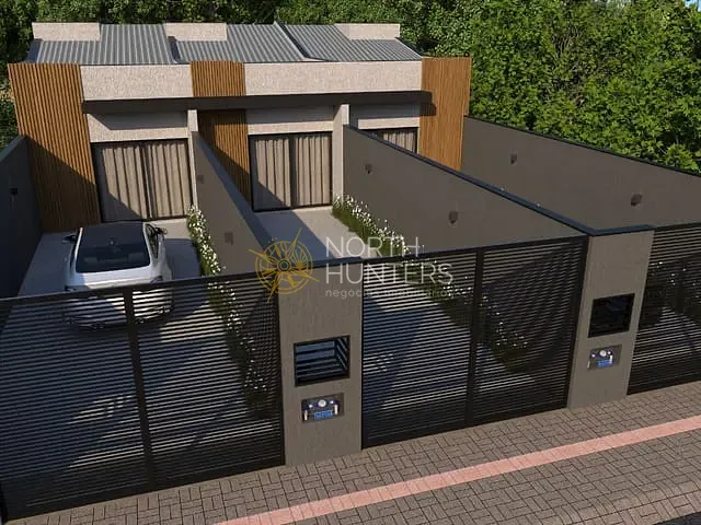 Casa com 55m² 2 quartos e 1 banheiro, à venda, no bairro Aventureiro em Joinville