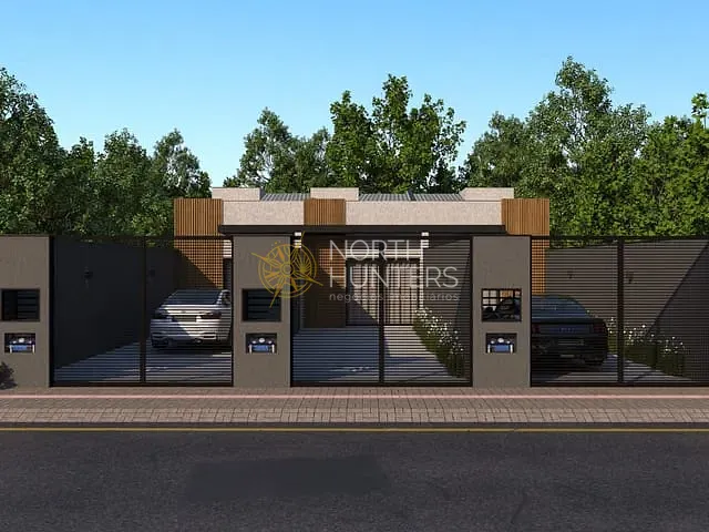 Casa com 55m² 2 quartos e 1 banheiro, à venda, no bairro Aventureiro em Joinville