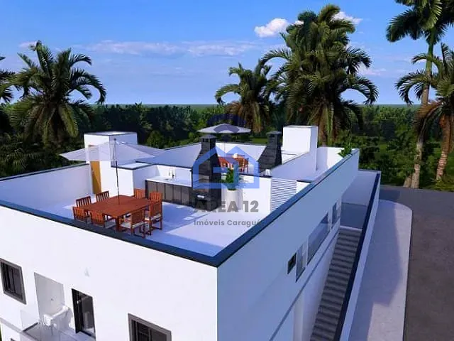 Casa com 100m² 2 quartos e 3 banheiros, à venda, no bairro Massaguaçu em Caraguatatuba