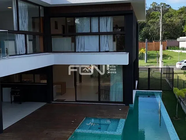 Casa 4 quartos e 4 banheiros, à venda, no bairro Alphaville (Abrantes) em Camaçari