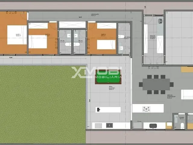 Casa com 525m² 3 quartos e 5 banheiros, à venda, no bairro SOARES em Jarinu