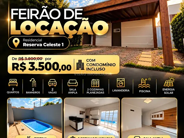 Casa 2 quartos e 1 banheiro, à venda ou para alugar, no bairro Residencial São Francisco em Sinop