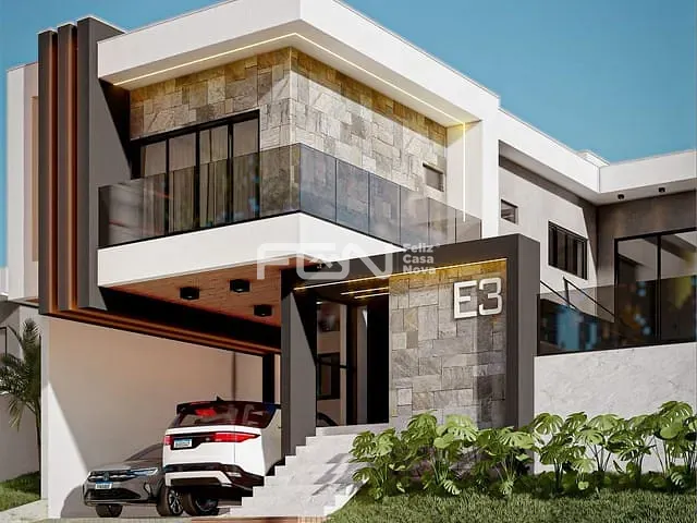 Casa 3 quartos e 4 banheiros, à venda, no bairro Alphaville (Abrantes) em Camaçari