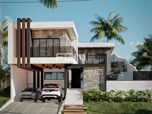 Casa 3 quartos e 4 banheiros, à venda, no bairro Alphaville (Abrantes) em Camaçari