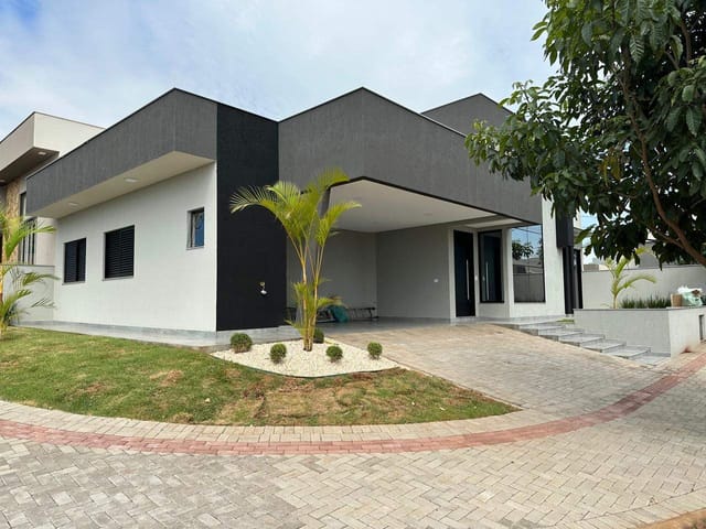 Foto do Casa - CONDOMÍNIO MORADA DAS FLORES - R$ 5.800 - LOCAÇÃO casa térrea, 3 SUÍTES, 156m2, 2 vagas, Jardim Ecoville I, Cambé, PR | Human Imóveis