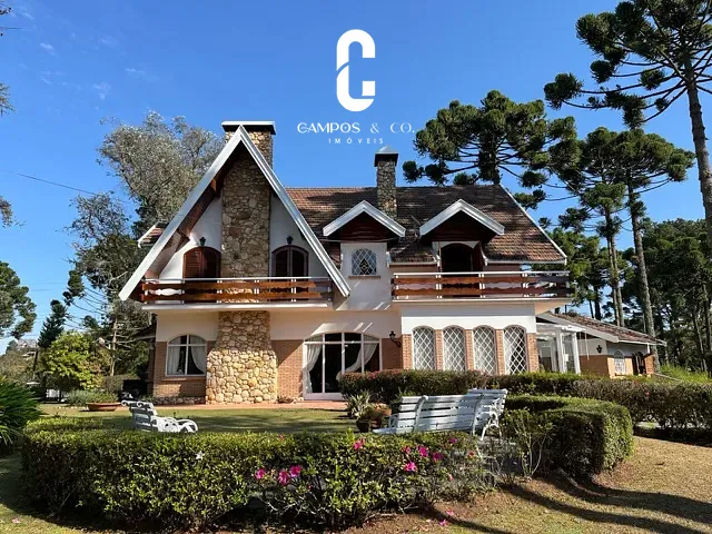 Casa com 3518m² 6 quartos e 5 banheiros, à venda ou para alugar, no bairro Residencial Jardim Véu da Noiva em Campos do Jordão