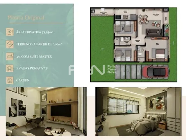 Casa com 140m² 3 quartos e 2 banheiros, à venda, no bairro Jardim Limoeiro em Camaçari