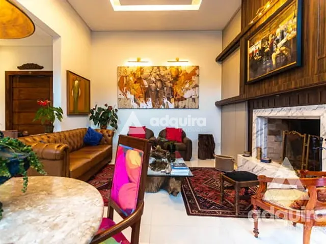 Casa com 653m² 6 quartos e 7 banheiros, à venda, no bairro Jardim Carvalho em Ponta Grossa