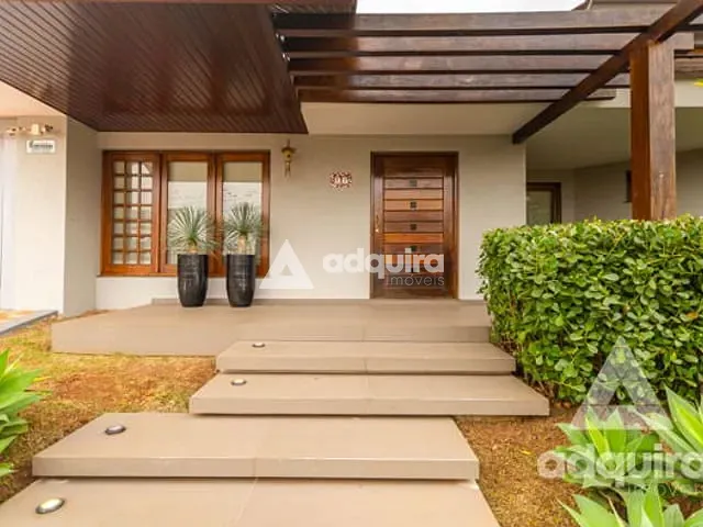 Casa com 2500m² 4 quartos e 5 banheiros, à venda ou para alugar, no bairro Estrela em Ponta Grossa