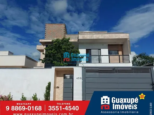 Casa com 417m² 3 quartos e 3 banheiros, à venda, no bairro NOVA FLORESTA II em GUAXUPÉ