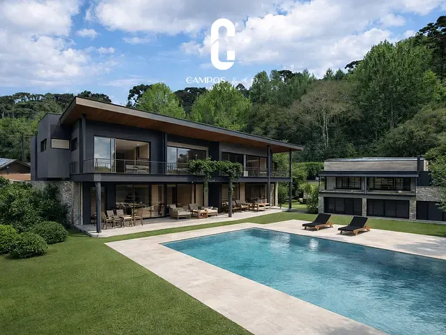 Casa com 2390m² 7 quartos e 10 banheiros, à venda, no bairro Véu da Noiva em Campos do Jordão