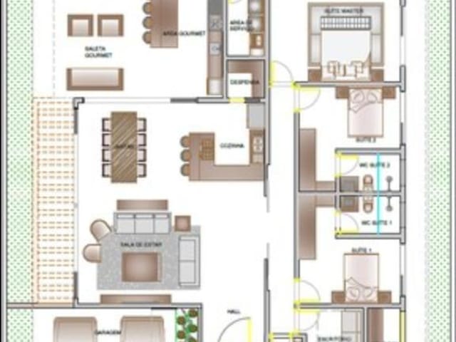 Casa com 540m² 3 quartos e 5 banheiros, à venda, no bairro Bairro do Grama em Caçapava