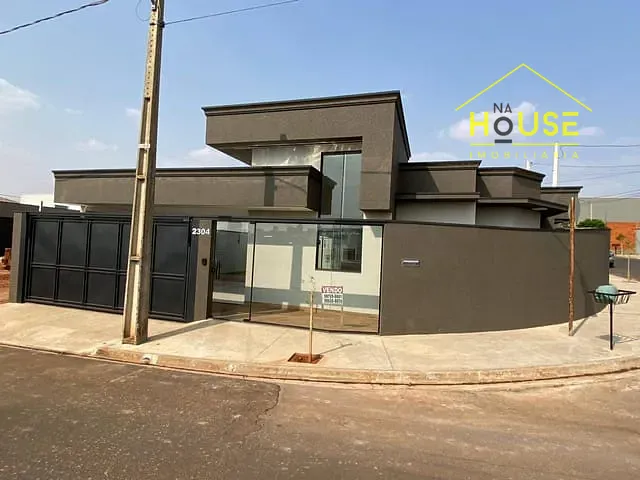 Casa com 262m² 3 quartos e 2 banheiros, à venda, no bairro Parque Residencial do Lago em Votuporanga