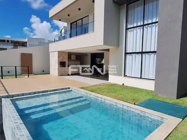 Casa 4 quartos e 4 banheiros, à venda, no bairro Alphaville (Abrantes) em Camaçari
