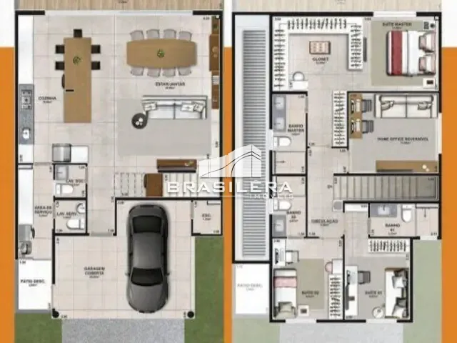 Casa 4 quartos e 5 banheiros, à venda, no bairro Conjunto Residencial Storil em Aparecida de Goiânia
