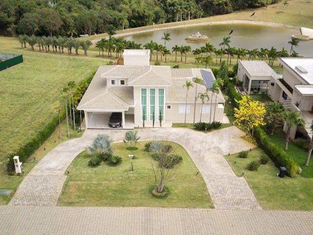 Foto do Casa - Casa com 4 dormitórios à venda, 490 m² por R$ 3.950.000,00 - Condomínio Porto São Pedro - Porto Feliz/SP | BLACK LOCACOES IMOBILIÁRIA LTDA
