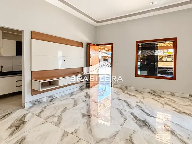 Casa com 135m² 3 quartos e 3 banheiros, à venda, no bairro Sítios Santa Luzia em Aparecida de Goiânia