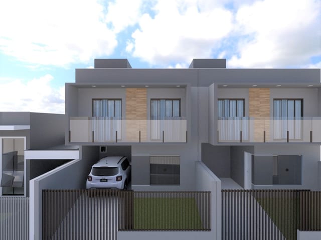 Casa com 81m² 3 quartos e 3 banheiros, à venda, no bairro Uvaranas em Ponta Grossa