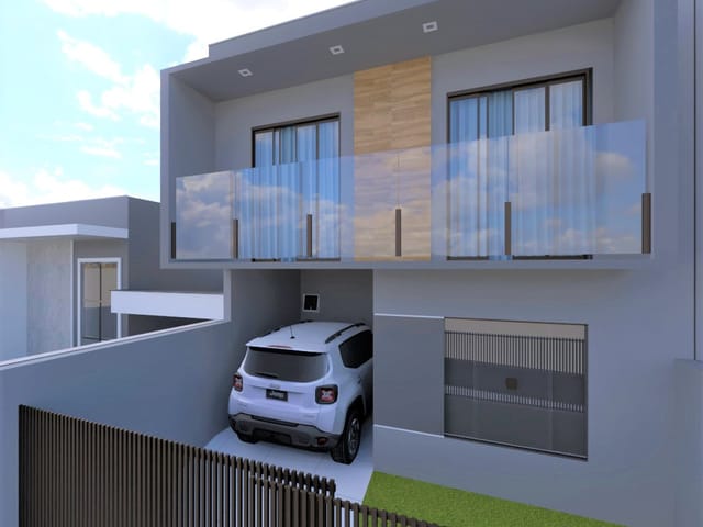 Casa com 81m² 3 quartos e 3 banheiros, à venda, no bairro Uvaranas em Ponta Grossa