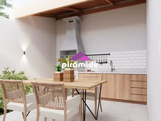Casa com 75m² 2 quartos e 2 banheiros, à venda, no bairro Jardim das Indústrias em São José dos Campos