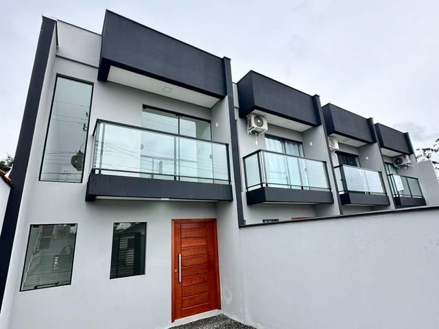 Foto do Casa - Casa geminada com duas suítes à venda, Guanabara, Joinville, SC | Jurerê North Hunters Negócios Imobiliários