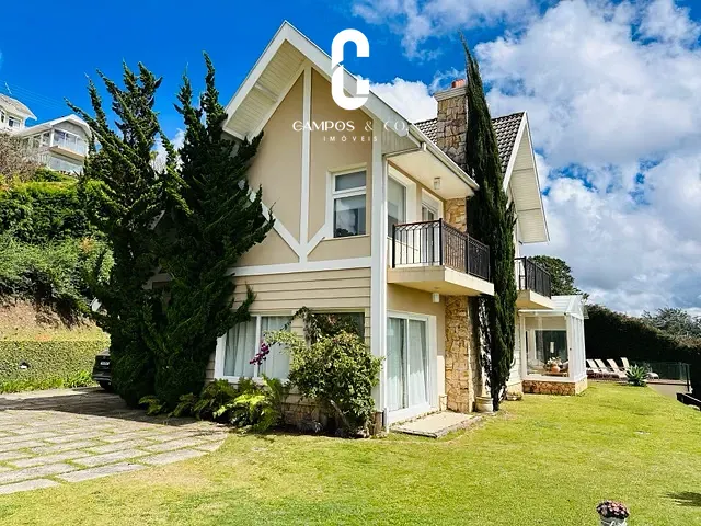 Casa com 1434m² 4 quartos e 5 banheiros, à venda, no bairro Condomínio Pedra do Fogo em Campos do Jordão