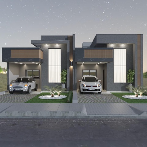 Casa 3 quartos e 2 banheiros, à venda, no bairro Jardim Ecoville I em Cambé