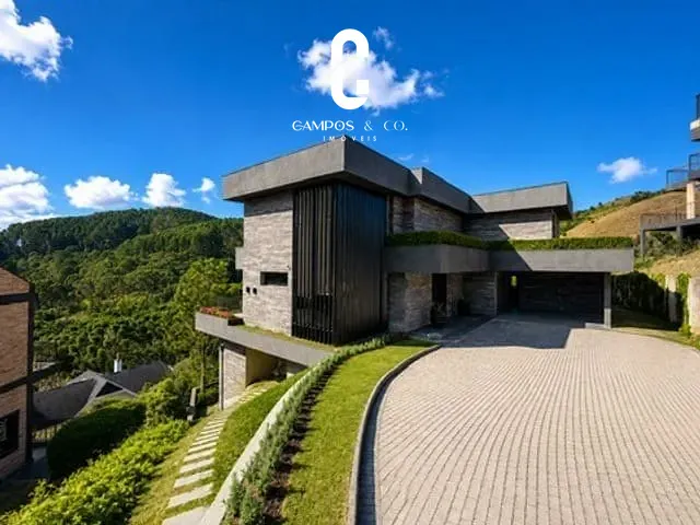 Casa com 1188m² 4 quartos e 7 banheiros, à venda, no bairro Recanto do Fojo em Campos do Jordão