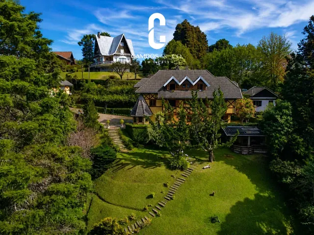 Casa com 3060m² 4 quartos e 8 banheiros, à venda, no bairro Jardim Miraflores em Campos do Jordão