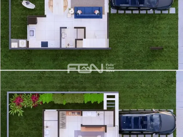 Casa 2 quartos e 1 banheiro, à venda, no bairro Parque Nascente do Rio Capivara em Camaçari
