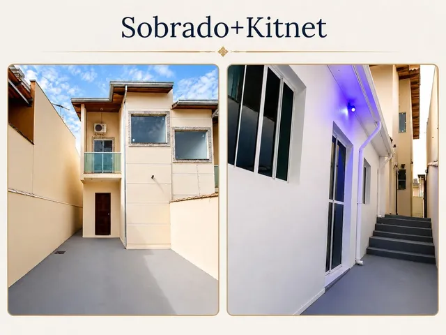 Sobrado 3 quartos e 3 banheiros, para alugar, no bairro Extremaville em Extrema