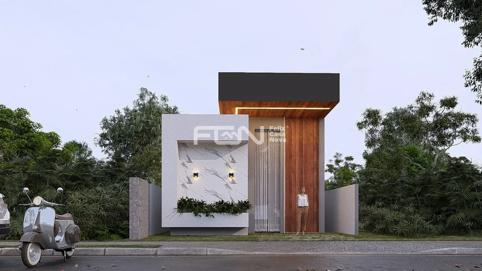 Casa, 3 quartos, 55 m² - Foto 1