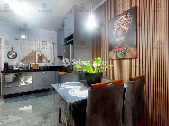 Casa com 78m² 2 quartos e 2 banheiros, à venda, no bairro Vila Bocaina em Mauá