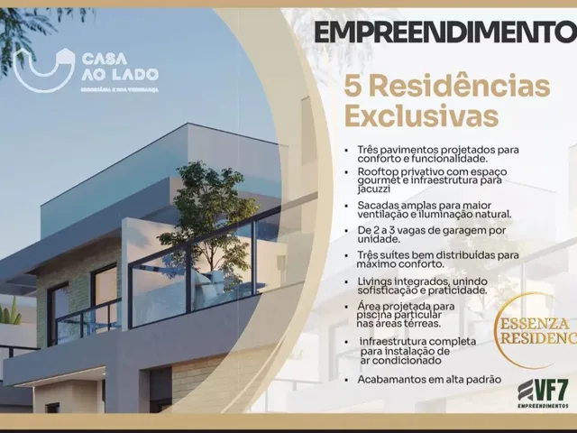 Casa 3 quartos e 3 banheiros, à venda, no bairro Abranches em Curitiba