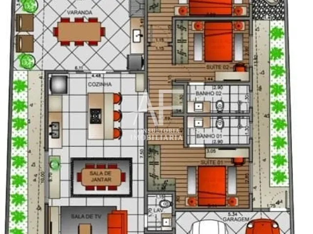 Casa com 328m² 3 quartos e 4 banheiros, à venda, no bairro Itapecerica em Taubaté