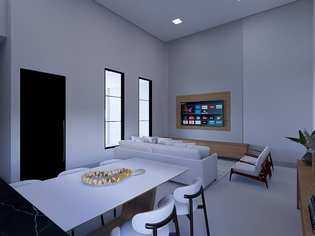 Casa com 250m² 3 quartos e 4 banheiros, à venda, no bairro Parque Brasil 500 em Paulínia