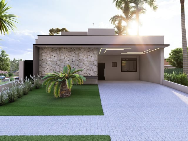 Casa com 330m² 3 quartos e 2 banheiros, à venda, no bairro Parque Brasil 500 em Paulínia