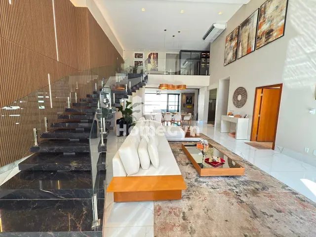 Casa 4 quartos e 8 banheiros, para alugar, no bairro Residencial Alphaville Flamboyant em Goiânia