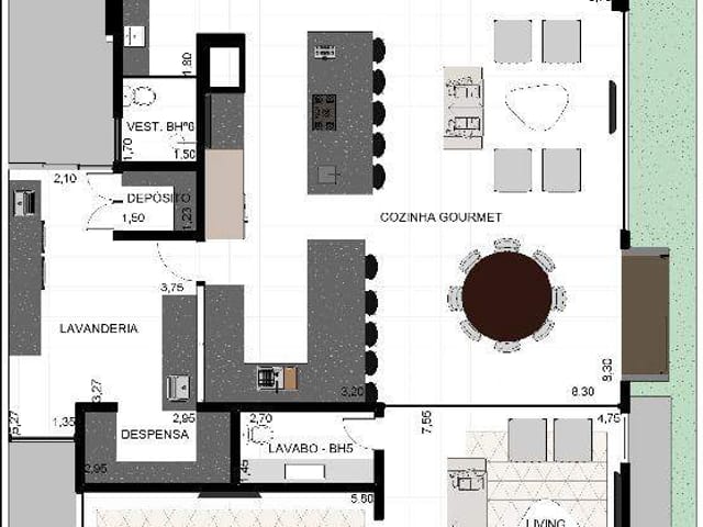 Casa com 450m² 4 quartos e 2 banheiros, à venda, no bairro Parque Brasil 500 em Paulínia